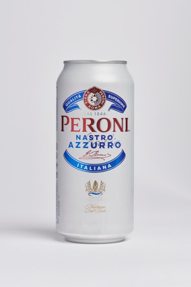 A four-pack of Peroni was pricey but missed the mark