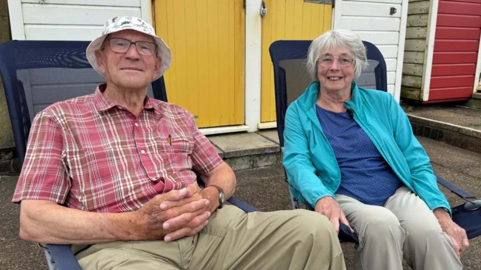 Colin and Doreen Hunt, from Preston, were drawn to Cornwall because of its beaches