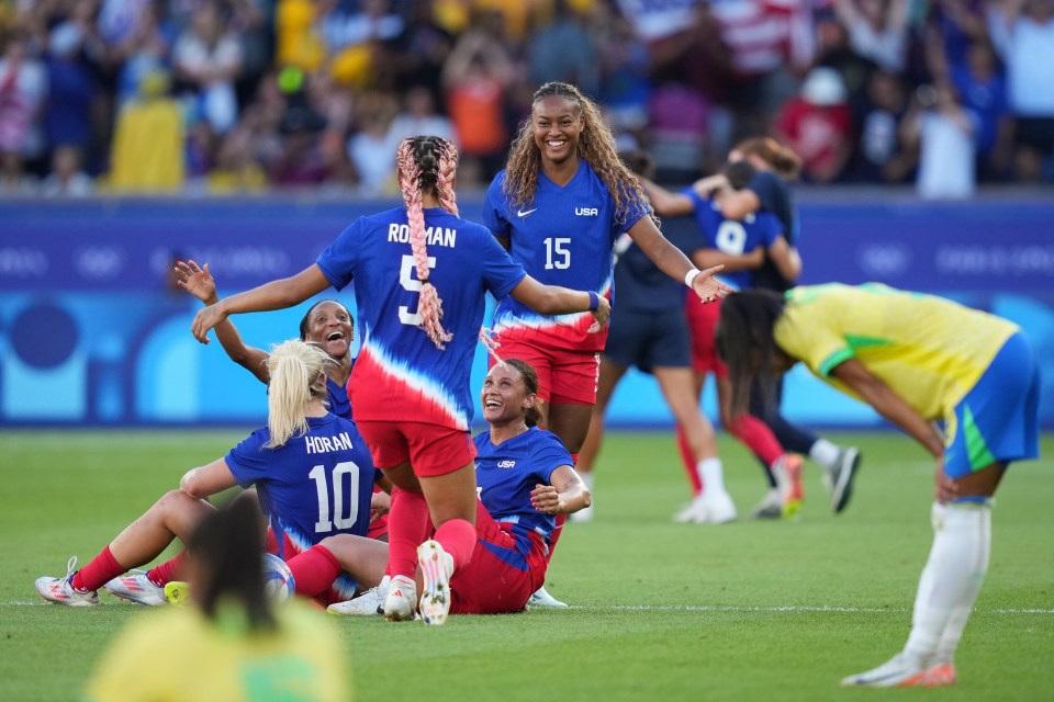 The USA beat Brazil 1-0 in the final to win the gold medal match