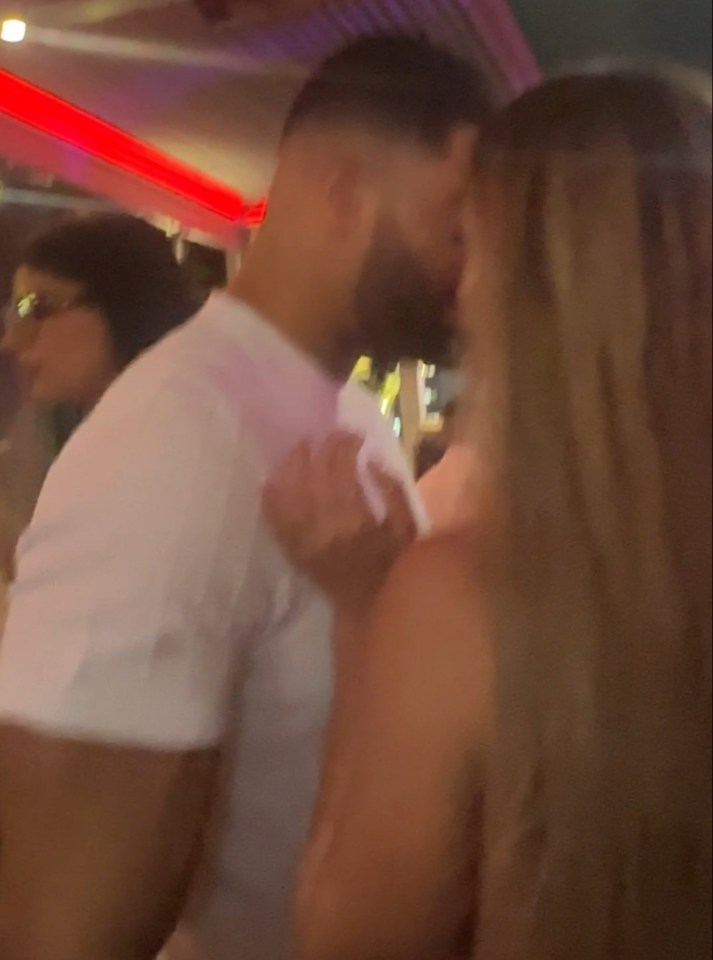 Blade and Tiffany get close on boozy night out