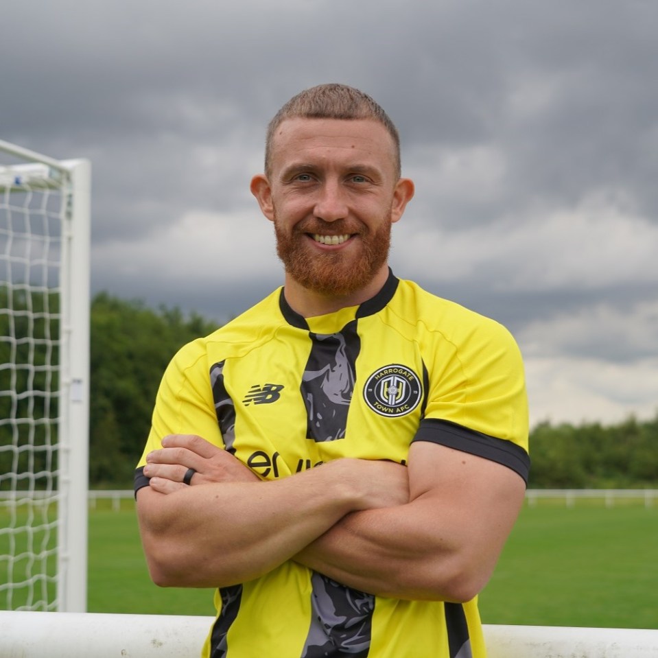 The winger is now eyeing an incredible third promotion with Harrogate Town