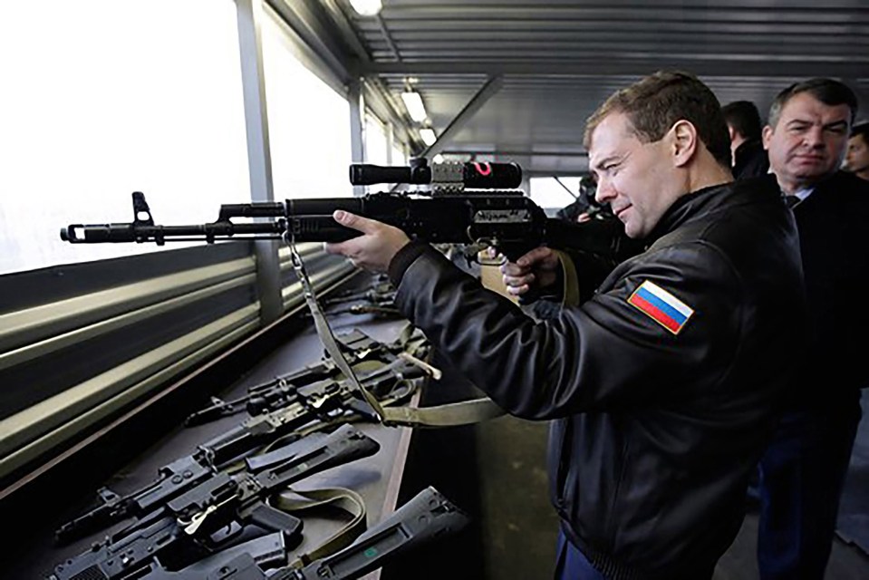 Former Russian president, now deputy head of the Kremlin's security council, Dmitry Medvedev