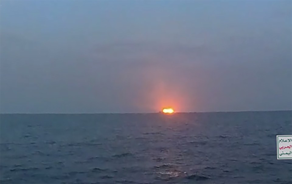 The glow is seen over the horizon