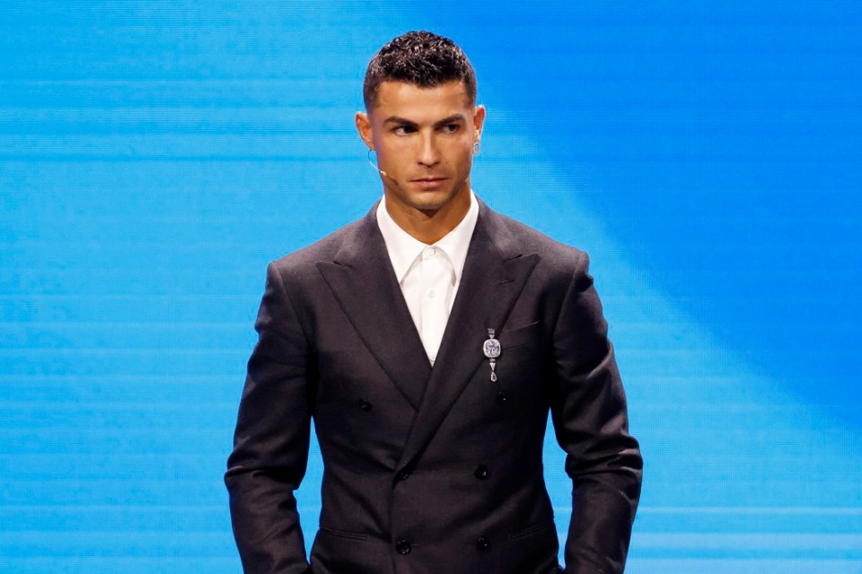 Ronaldo's enthusiasm for the draw quickly waned