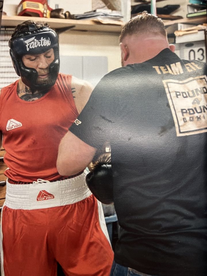 He uses the boxing club for his MMA training