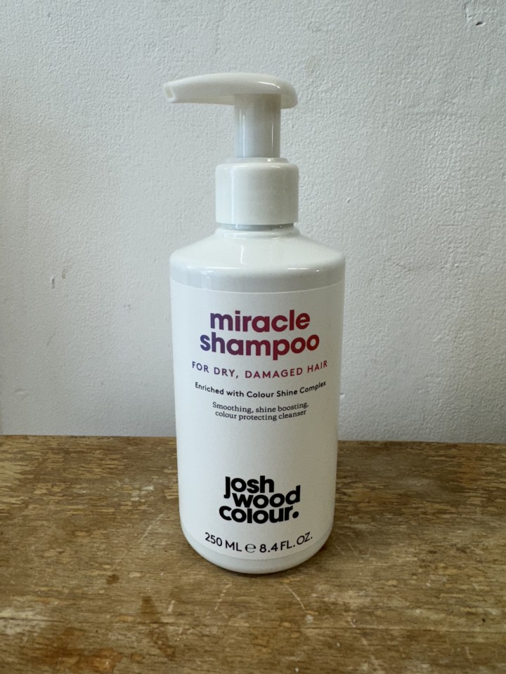 I tested the Josh Wood Miracle Shampoo