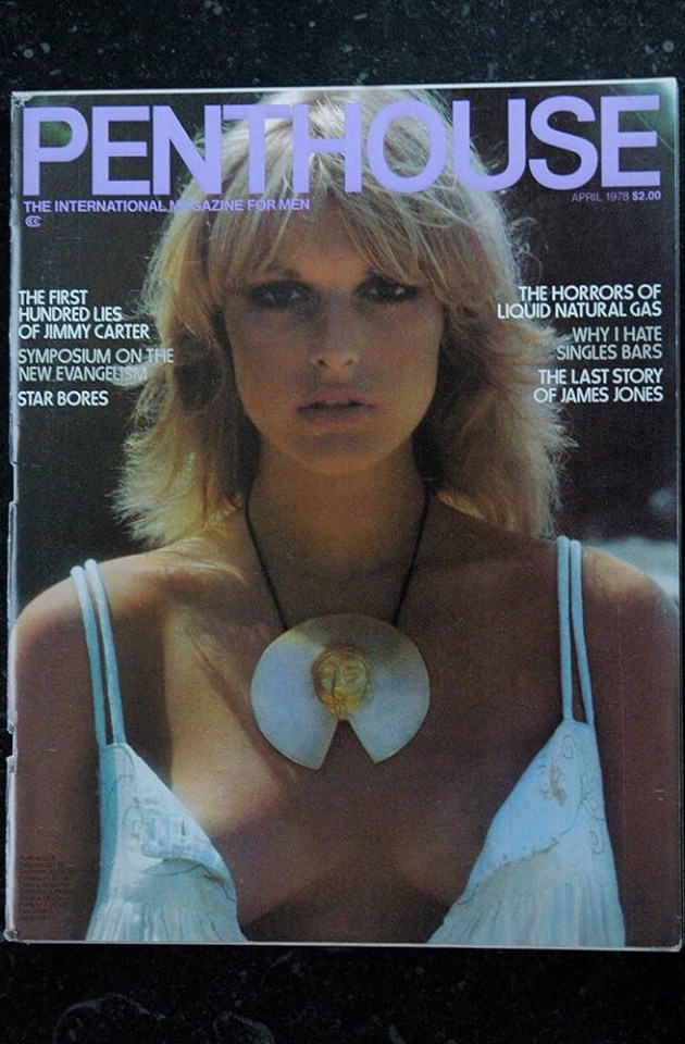 a magazine called penthouse with a woman on the cover