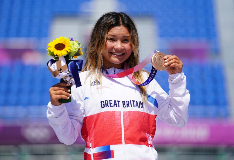 She won bronze during the 2021 Tokyo Games