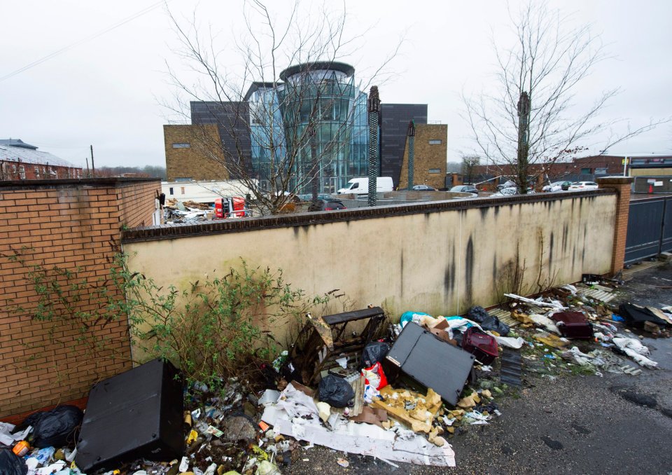 But it has experienced major fly-tipping issues around the site