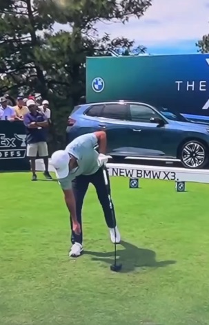 Rory McIlroy's driver snapped in half in a freak accident