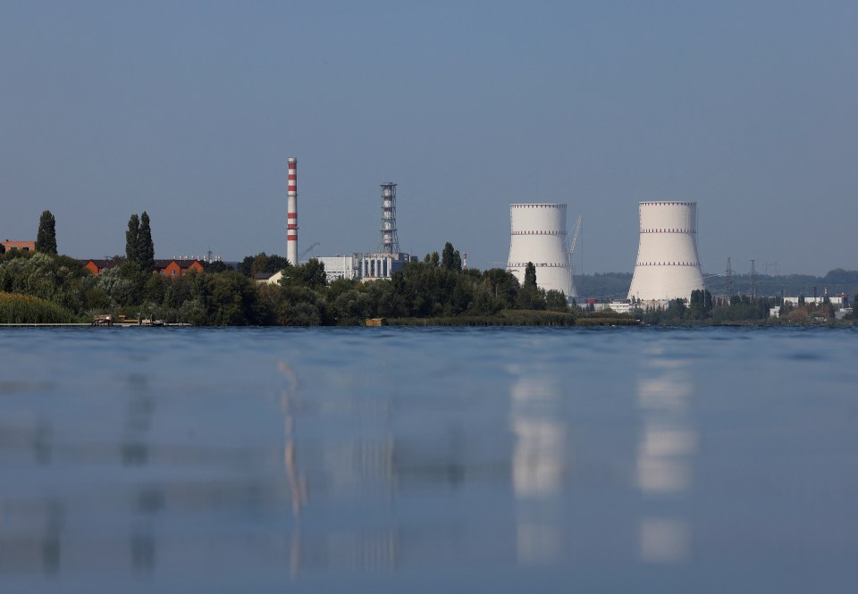 A calm scene over the Kursk Nuclear Power Plant amid rising fears