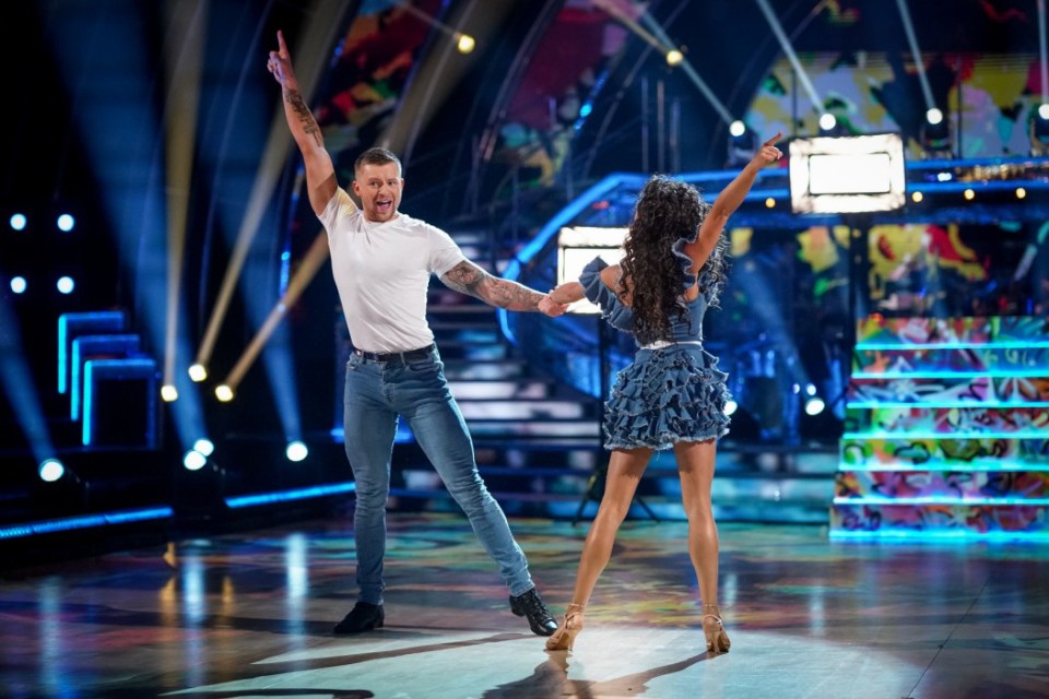 Peaty took part on Strictly Come Dancing in 2021