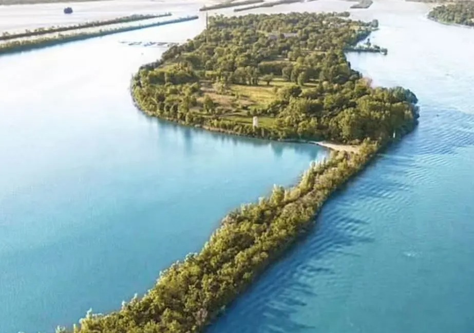 The Bois Blanc Island in Michigan is estimated to have only 100 residents