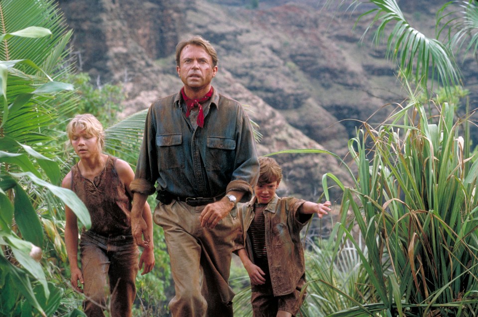 Ariana Richards, left, starred in Jurassic Park as Lexy Murphy