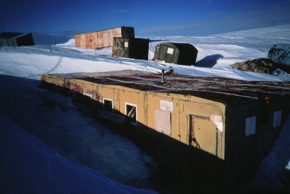 The station now is nothing more than metal buildings left to rot atop a cliff