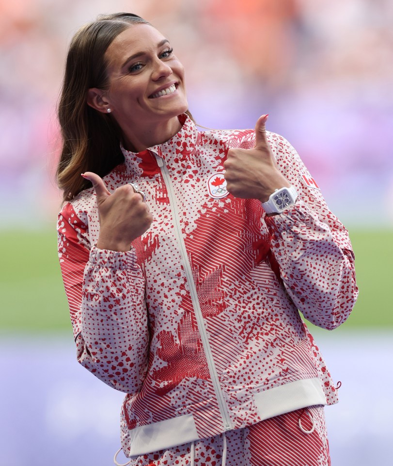 Newman won Canada's first ever medal in women's pole vaulting