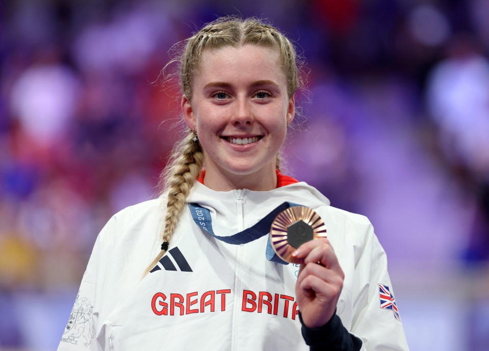 GB cyclist Emma Finucane has a gold medal shot in the sprint