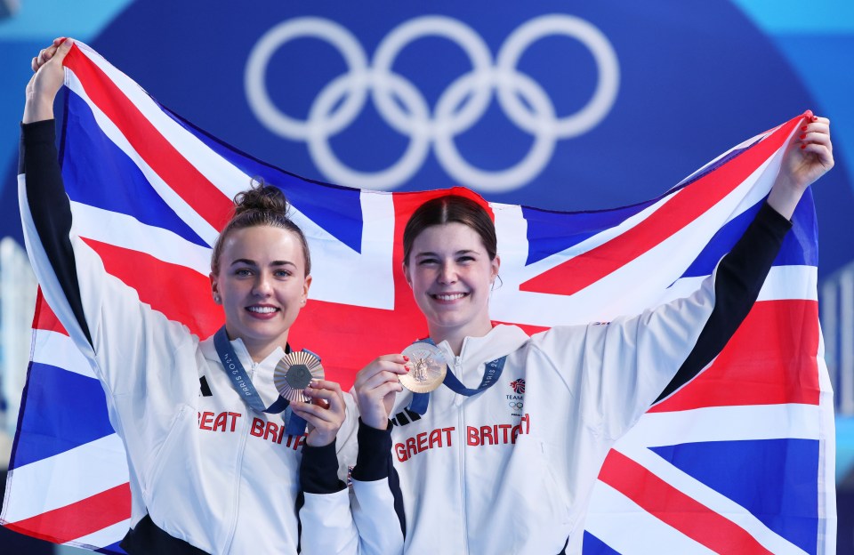 Andrea Spendolini-Sirieix and diving partner Lois Toulson won bronze in the 10m synchronised diving event last week