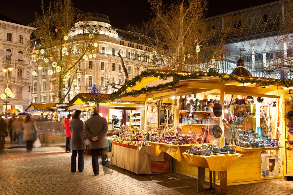 The flights have been launched to coincide with the city's Christmas market