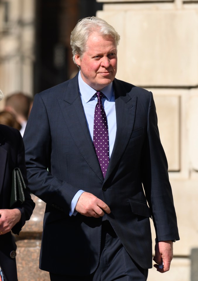 Diana's brother Earl Spencer was at the funeral