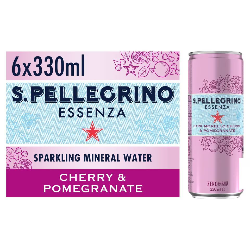 Try the new San Pellegrino Essenza sparkling cherry water