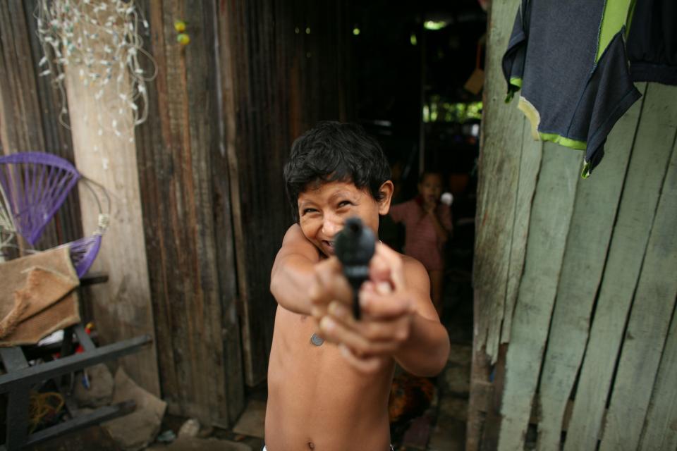 Children are said to be joining local gangs