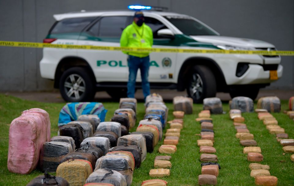 a man stands in front of a white and green police car