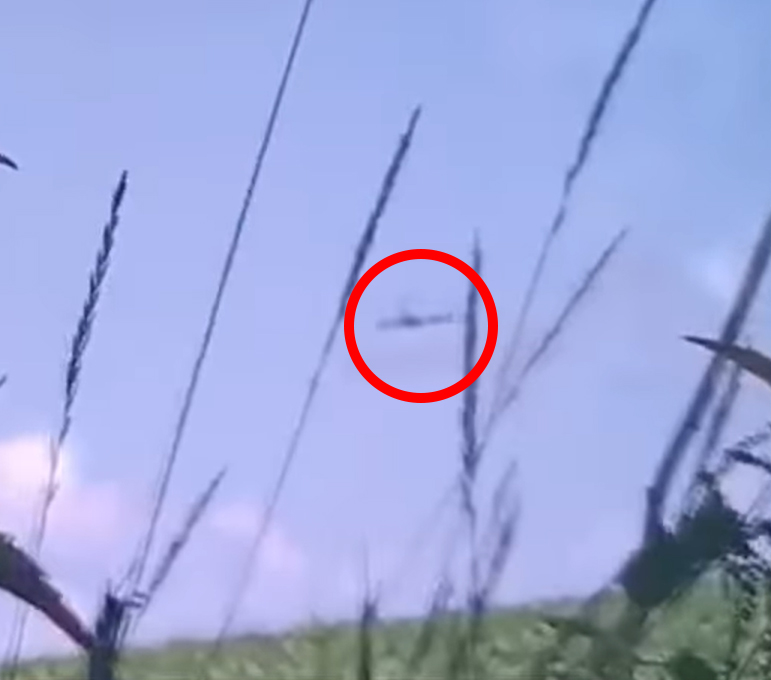 The low-flying chopper was targeted Kyiv's anti-aircraft missile system