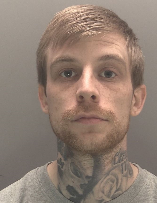 Declan Geiran, 29, has been sentenced to 30 months in prison after he pleaded guilty to violent disorder in Liverpool on August 3