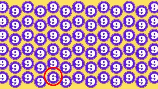 Did you manage to find the number six in less than 10 seconds?