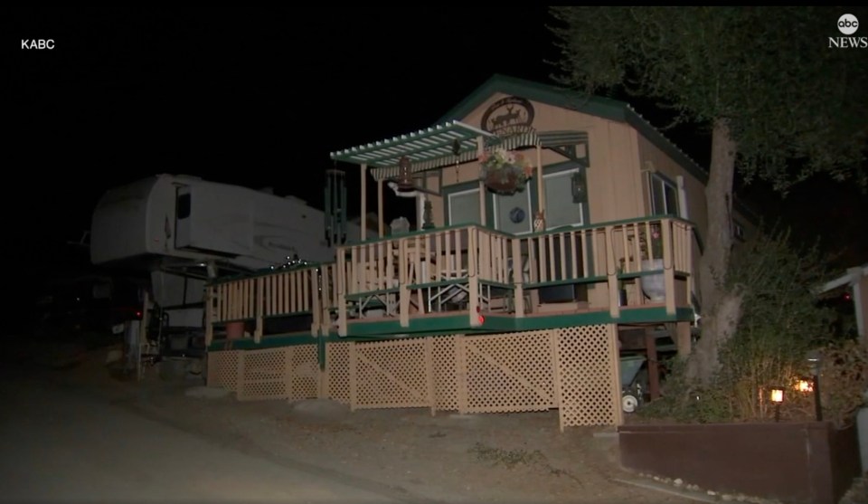 an abc news screenshot of a mobile home