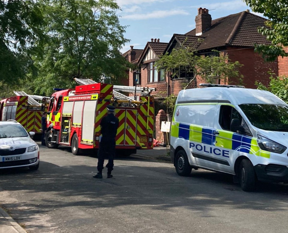 A man has died in a house fire