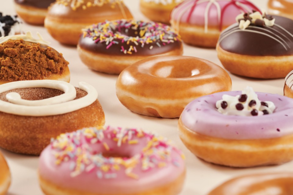 Krispy Kreme are releasing eight more doughnut flavours