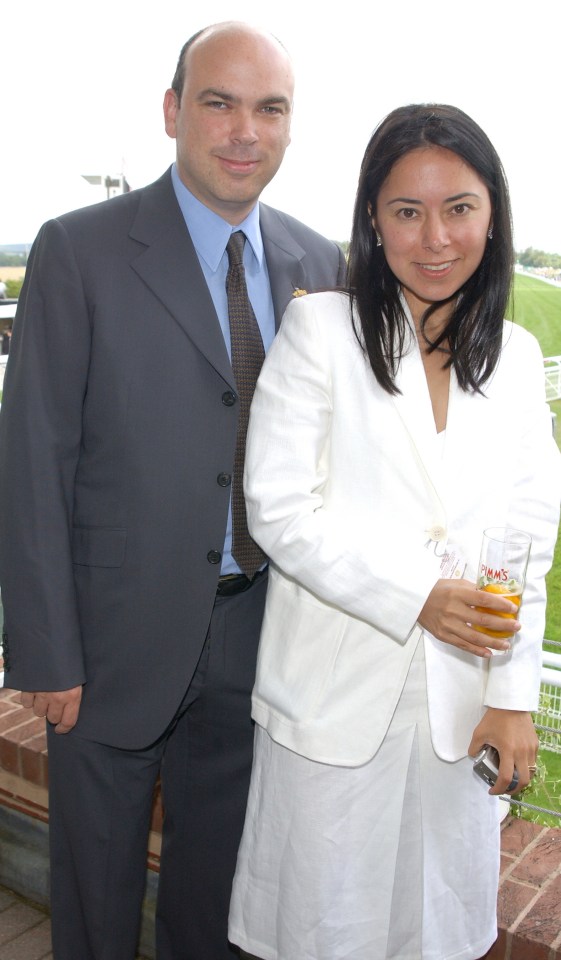 British entrepreneur Mike Lynch with his wife Angela Bacares who was also onboard the doomed yacht - Lynch is still said to be missing