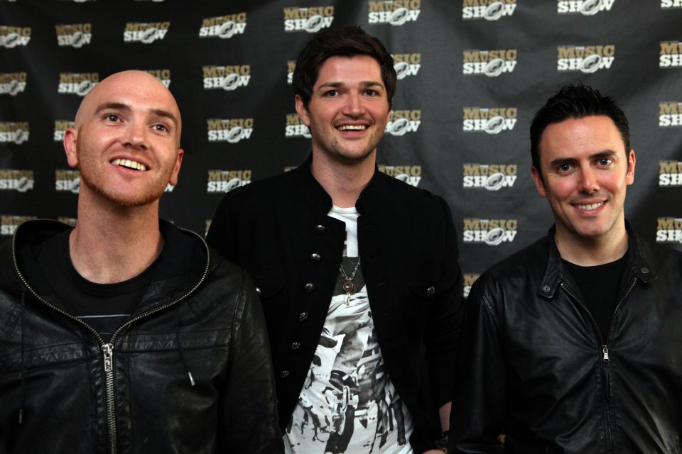 Mark Sheehan, Danny O'Donoghue and Glen Power in 2009