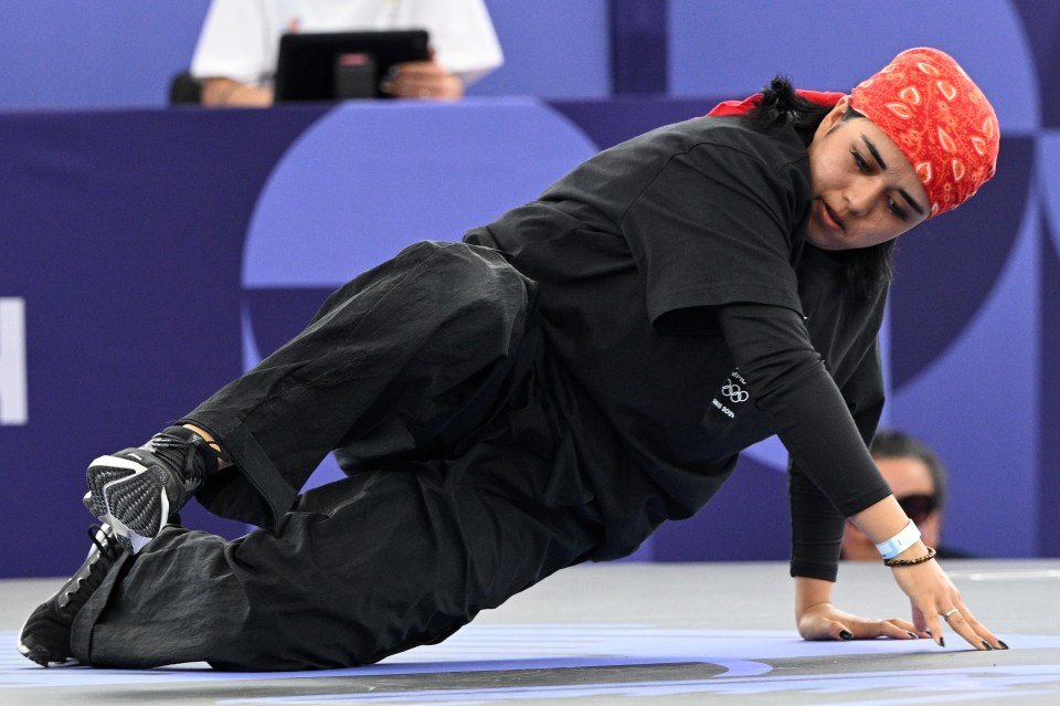 Talash competed for the refugee team in the breakdancing event