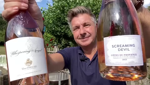 The Screaming Devil rosé has received wine expert Andy's seal of approval