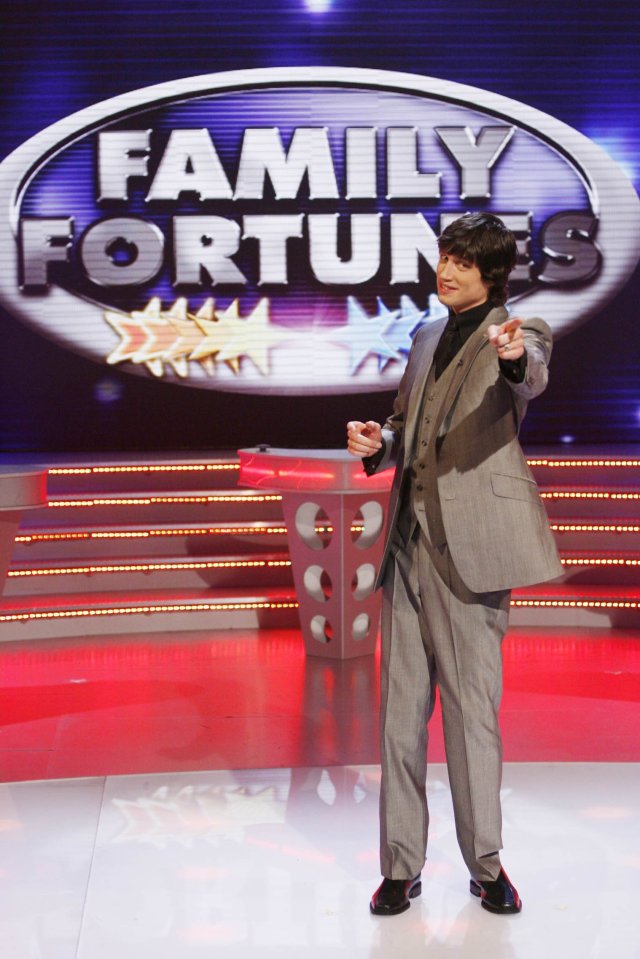  The popular presenter is known for Family Fortunes