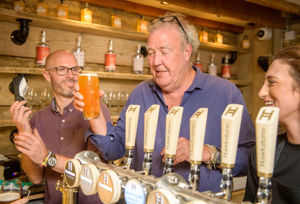 Jeremy Clarkson opened his first pub yesterday