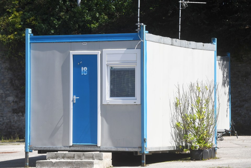 The temporary tiny homes have been installed to tackle rough sleeping in the area