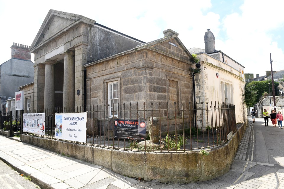 A local hall that holds pottery classes for the homeless