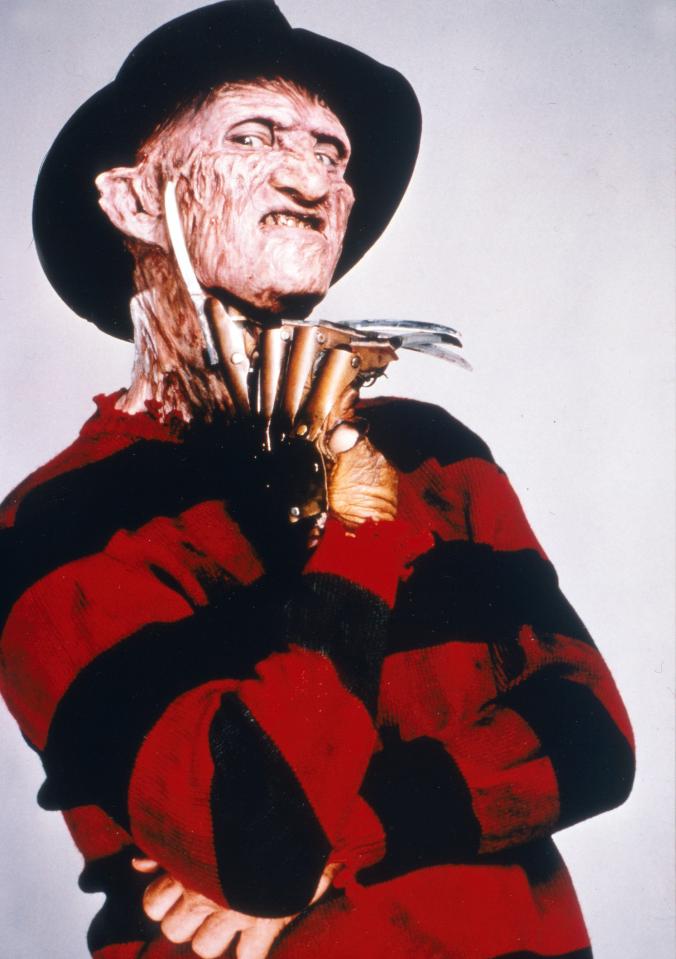 Robert Englund played serial killer Freddy Krueger