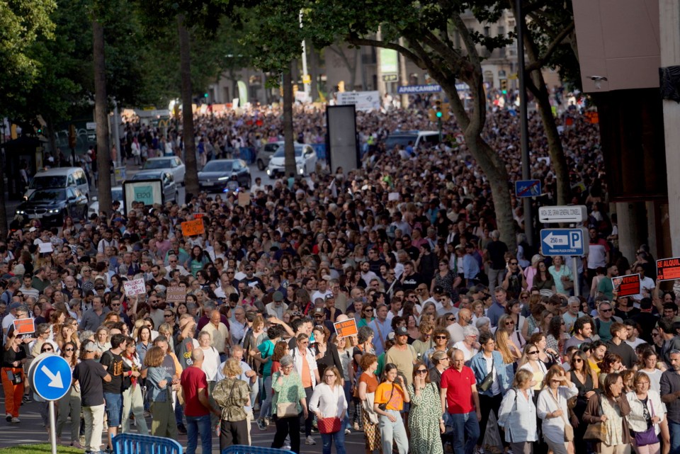 Thousands anti-tourism zealots have taken to the streets in recent months