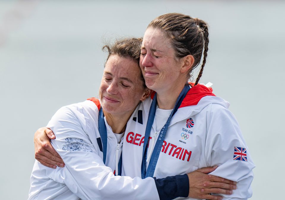 The Team GB duo were extra-emotional after their Paris triumph