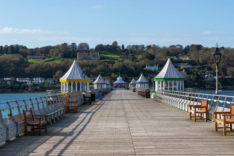 The Grade II listed Victorian pier is the second longest in Wales.