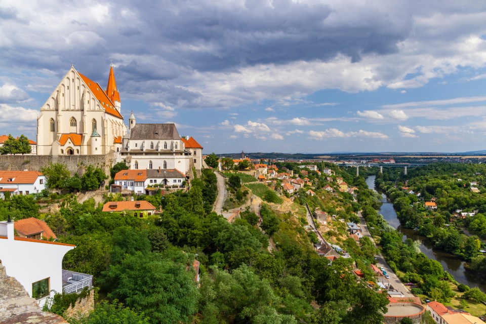 Znojmo in Czechia has been compared to Tuscany because of its nearby scenery