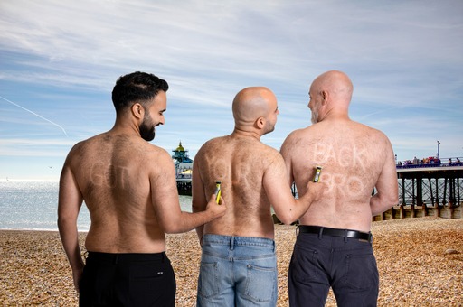 Research suggests 21 per cent of men feel self-conscious about body hair