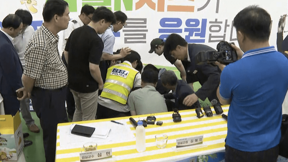 Olympic shooter Kim Ye-ji collapsed at a press conference