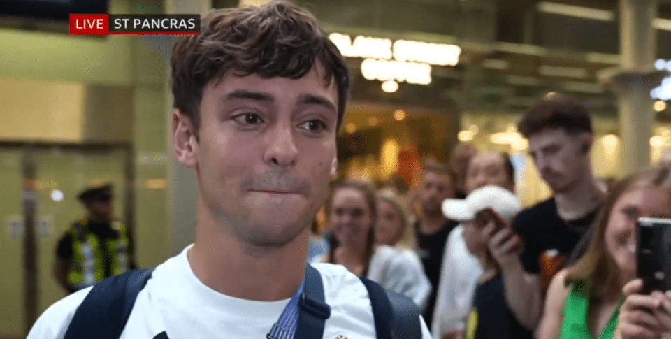 Daley broke down in tears as he confirmed his retirement