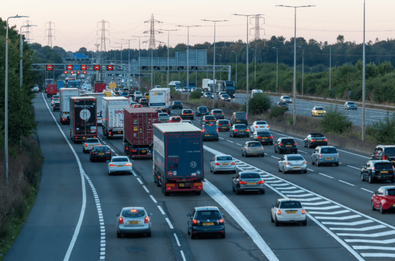 Traffic management will be in place for around nine months, National Highways said (file image)